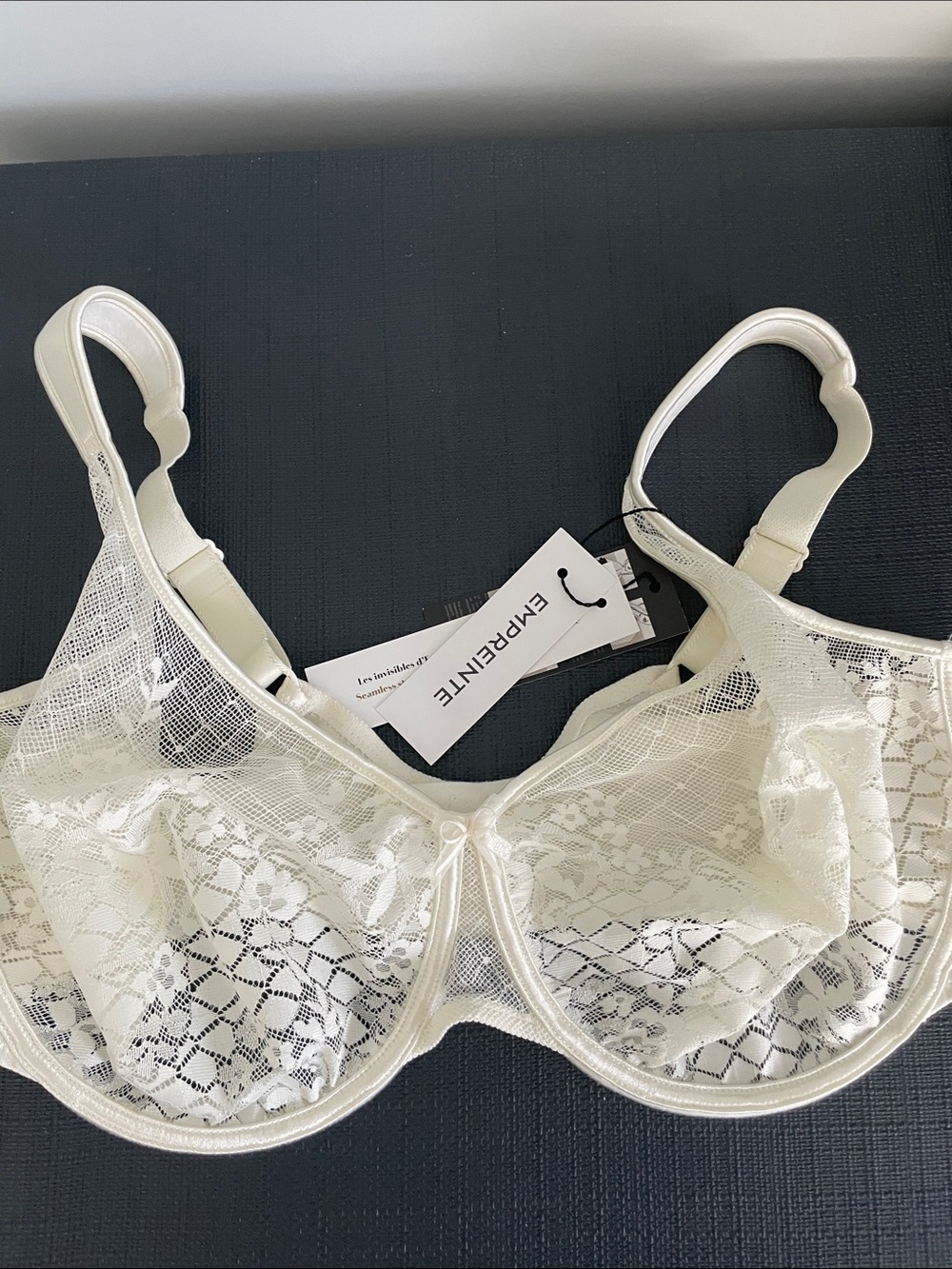 Empreinte Lace Underwire Bra in Ivory